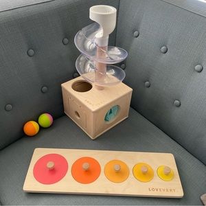 Lovevery Bundle Ball Run & Friends Puzzle